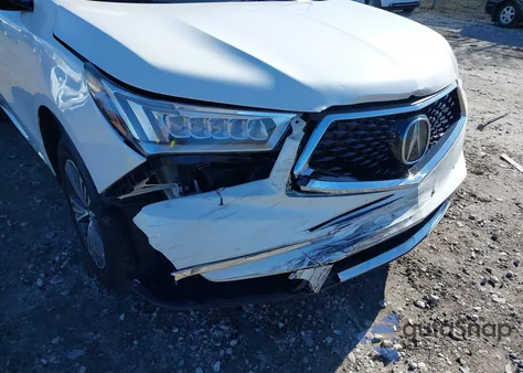 2017 Acura Mdx z USA, uszkodzony, nr VIN 5J8YD4H37HL001400